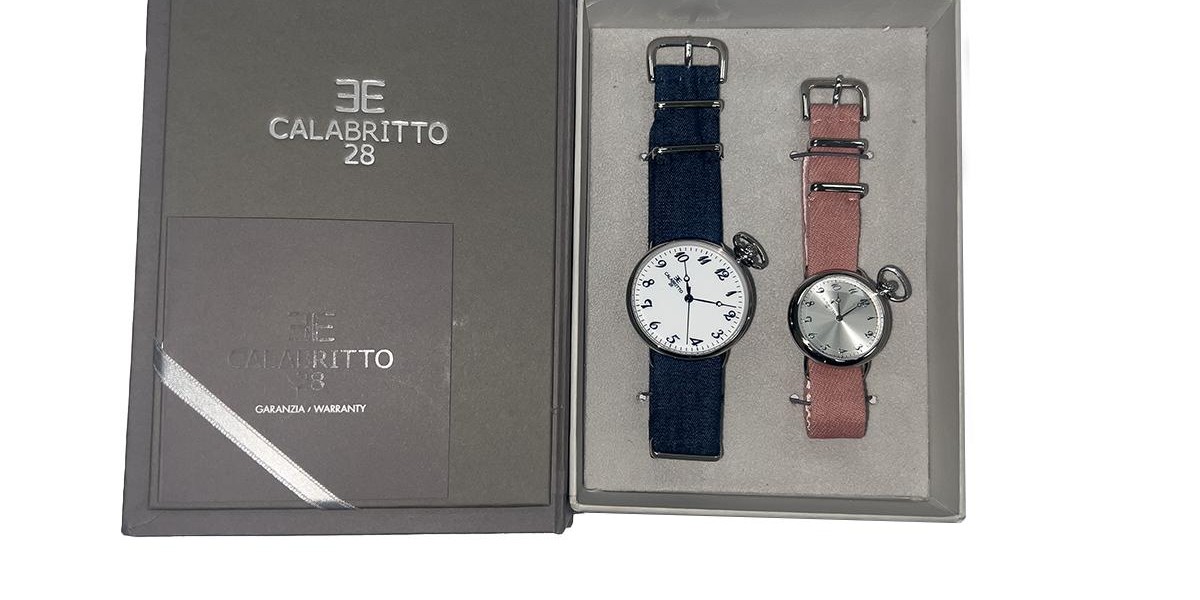 Kit Coppia Denim - Orologio con cinturino intercambiabile